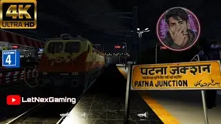 Railway simulator india Night mode 😱 4K ( Patna junction to Phulwari Sharif ) Android Gameplay