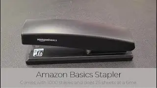 In Hand Review of Amazon Basics Stapler with 1000 Staples, Office Stapler