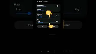 How to customise text to speech settings🤔⌨️😱 in Samsung phone# New Samsung phones