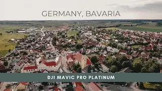 Лучший дрон DJI Mavic Pro Platinum | Сьемка в разных режимах, обзор | Баварская деревня, Германия 4К