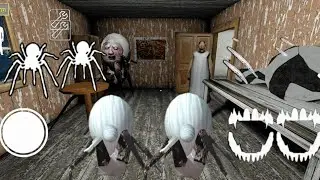 PLAYING AS SPIDERS MOM IN GRANNY CHAPTER 1 GAMEPLAY ESCAPE IN DOOR 