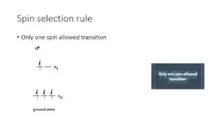 Spin selection rule