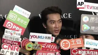 Song Seung Heon in Versace Flagship Store Opening