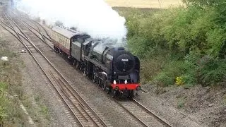 (HD) 70000 'Britannia' on 5Z70 at Steventon 14/8/15