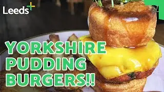 The giant Yorkshire pudding BURGERS on sale in Leeds! 🍔
