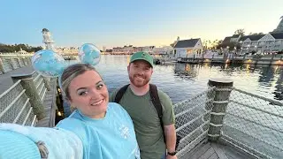 Holiday Decor at Epcot Resorts - Yacht & Beach Club and Boardwalk