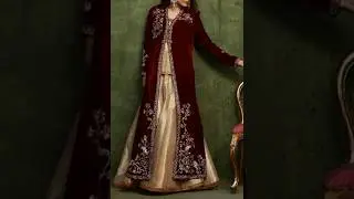 Velvet open shirt design #velvet #shorts #youtubeshorts #gown