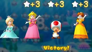 Peach, Toad, Daisy and Rosalina - Haunted Trail Board  (Mario Party Mode ) Mario Party 10 | Wii U