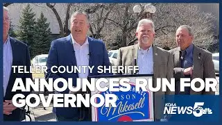 Teller County Sheriff Jason Mikesell has confirmed he is running for governor in 2026