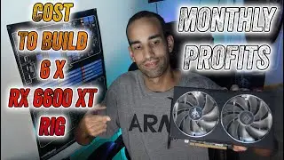 Cost to build a Mining Rig - RX 6600 XT - August 2021