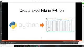 Create Excel file using Python