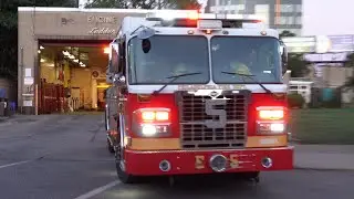 Philadelphia Fire Department Engine 5  & Battalion 11 Responding