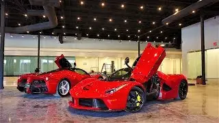 LaFerrari vs Drone behind the scenes inside new Supercar home - Paradise Prestige Imports Miami