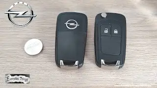 Замена батарейки в ключе Vauxhall Opel, легко и просто