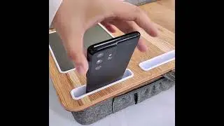Portable Lap Desk - Multifunctional Laptop Stand with Cushion & Anti-Slip