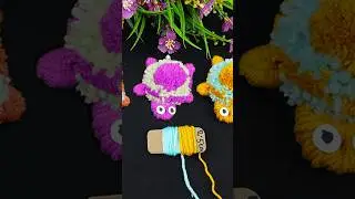 It's so Cute 💖☀️ Superb Turtle Making Idea with Fork and Yarn - You will Love It - DIY //#reels