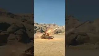 Precision Missile Strike From Armored Vehicle Destroys Target.