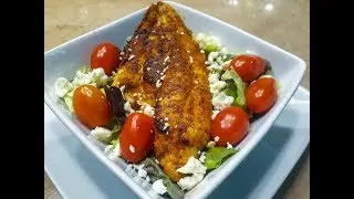 Blackened Catfish with custom seasoning blend