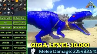 Ark mobile ||Taming Giga level 10,000 (domando giga lvl 10.000