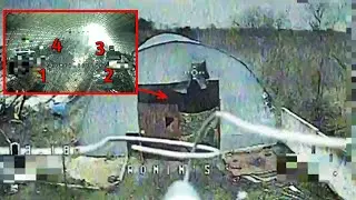 Ангар, в котором скрывалось несколько бронированных машин, был уничтожен!