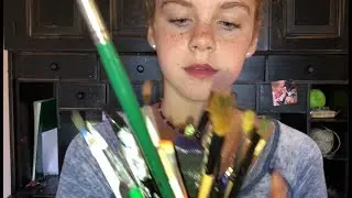 ASMR getting your face painted