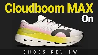 [On] Cloudboom Max: The racing shoe for runners aiming for a full marathon time of 4 hours and 30...