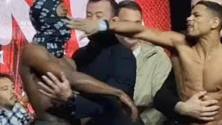 Jamaine Ortiz SWINGS on Keyshawn Davis during HEATED FACE OFF