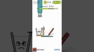 Happy Glass. Level 203. Walkthrough.