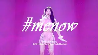 [4K 60p] 231215 프로미스나인 (fromis_9) KBS 가요대축제 글로벌 페스티벌 - #menow 이나경 직캠 (fancam)
