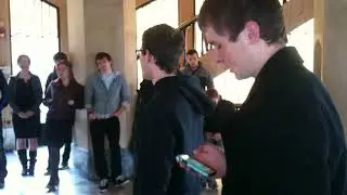 Church Choir spontaneously singing at Vista House, Crown Point, Oregon
