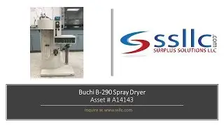 Buchi B 290 spray dryer Asset # A14143