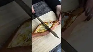 I Cut It and This Happened...😱| Street Cheese Boat #foodshorts #streetfood #asmrfood