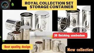 #Royal collection 3D finishing||lazer storage container set||kitchen best||order for 96591 19045