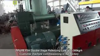 HDPE PE PP Film, Woven bag, Jumbo bags, Nylon Fiber Pelletizing Line/Waste Plastic Pelletizer