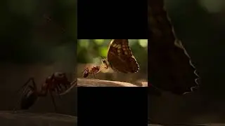 Ant vs Butterfly | Cinematic Realistic Animation #edit #animals #cinematic #bug #insects #cute