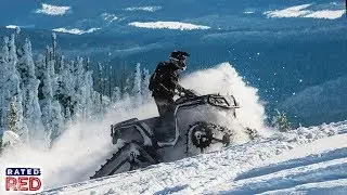 The Apache 360 Track System Can Turn a Can-Am Four-Wheeler into a Snowmobile