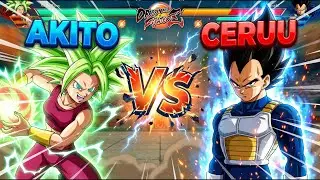 DBFZ - AKITO vs CERUU⚡ HYPE MATCH! | Dragon Ball FighterZ