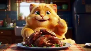 Kucing Kuning Gendut Menangkap & Memasak Ayam Hutan! Lucu Banget 🤣🐔👨&zwj;🍳@alaalachanel #cat#cute#viral