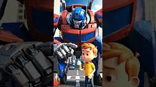 Transformer Robot Eating Ice Cream