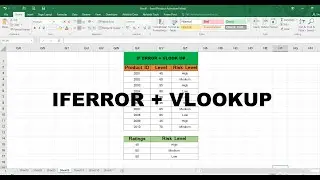 IF ERROR + VLOOK UP I Excel interview questions I excel tips and tricks I excel interview question