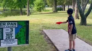Jr World Disc Golf Championship 2025, Reef Wilkins PDGA #296883 R4, Peter Pan Course, Emporia KS