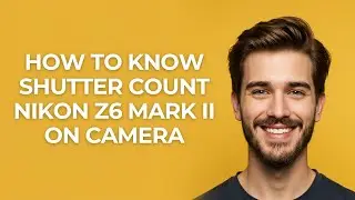 How to Know Shutter Count Nikon Z6 Mark Ii on Camera - GUIDE!