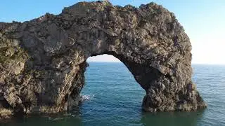 Durdle Door (Limestone Arch, Dorset) Drone Footage