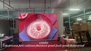 Indoor led display COB process HUB board connection Front maintenance #ledvdi #indoorleddisplay