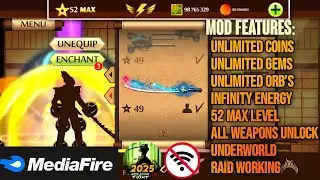 Shadow Fight 2 Mod Lighten Sword: SF2, SF3, Arena,  | Max Level, Unlimited Money + Boss Fights!