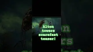#altontowers #scarefest