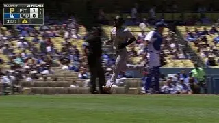 PIT@LAD: Marte opens the scoring on Jaso's walk