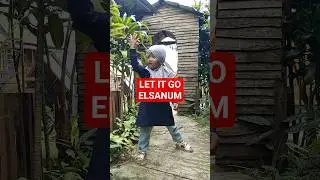 menari let it go elsa frozen #elsafrozen #bernyanyi #menari