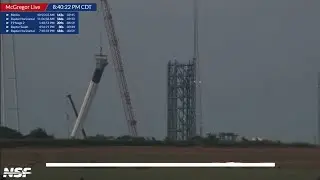 June 6, 2025 - B1096 Removed from Test Stand After Static Fire | @NASASpaceflight McGregor Live