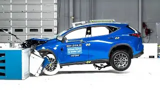 2026 Lexus NX updated moderate overlap IIHS crash test